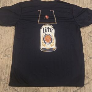 Navy Graphic Beer Tee